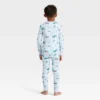 Toddler "Tis The Ski-son!" Cozy Knit Long Sleeve Shirt And Pants Holiday Matching Family Pajama Set - Wondershop™ Blue