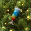 Christmas Glass Rainbow Tropical Drink Ornament - Wondershop™